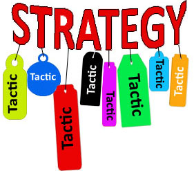 Here's the test: Can you create 5 strategies and 5 tactics to
